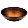 Round Glass Vessel Sink 420mm Diam Pattern2